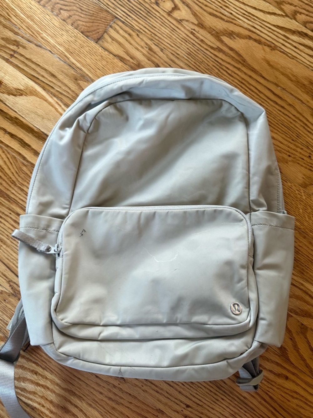 Men's Light Gray Everyday Backpack - Neutral Casual Carry